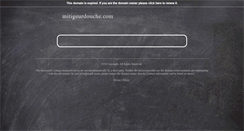 Desktop Screenshot of mitigeurdouche.com